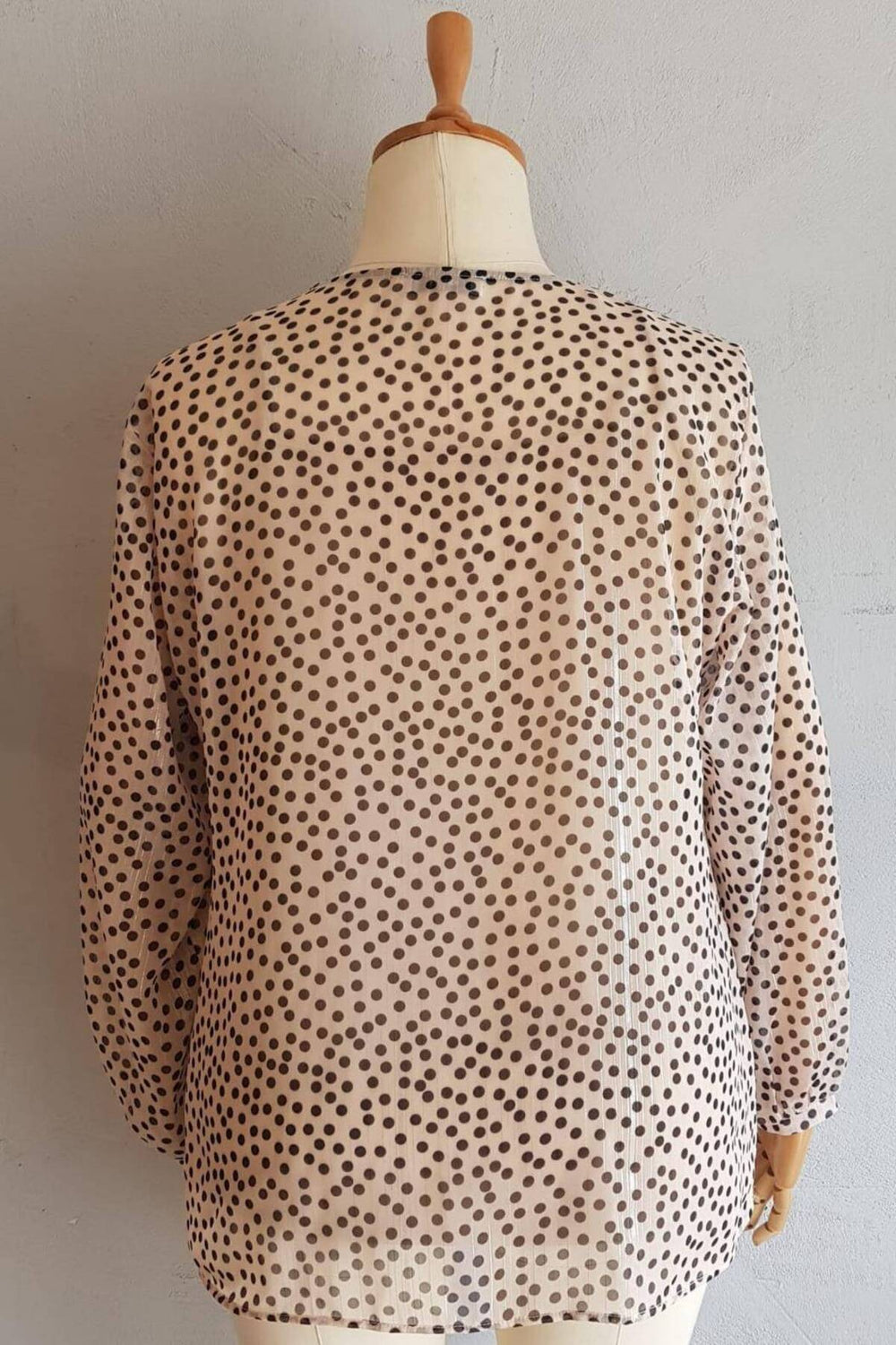 Büyük Beden Kadın  Şifon Fırfırlı Bluz - Astarlı - Image 93