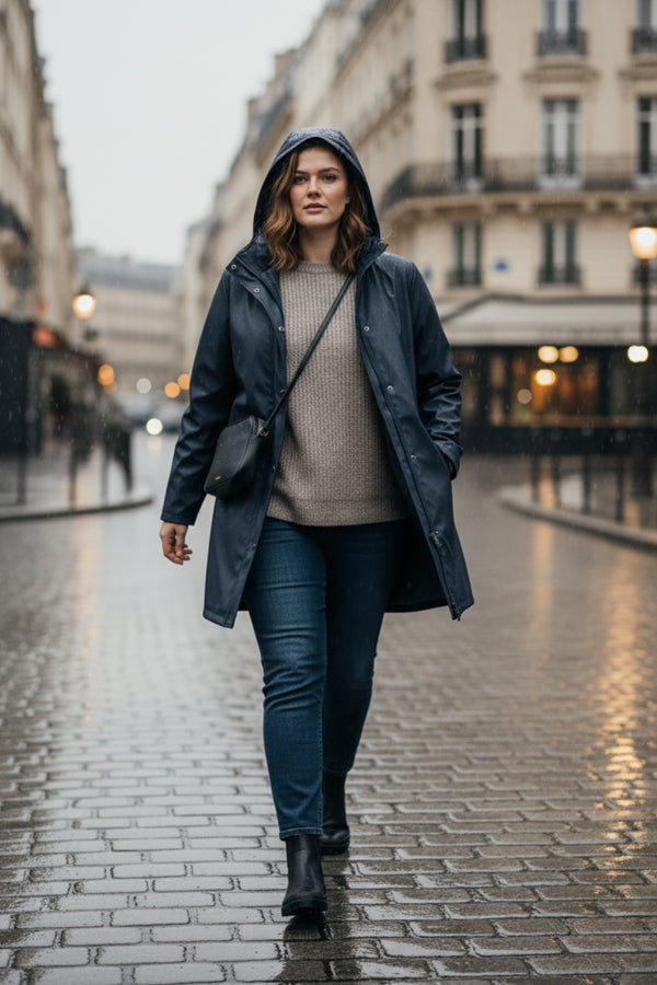 Nordic Shield® Büyük Beden Su & Rüzgar Geçirmez Premium Trençkot