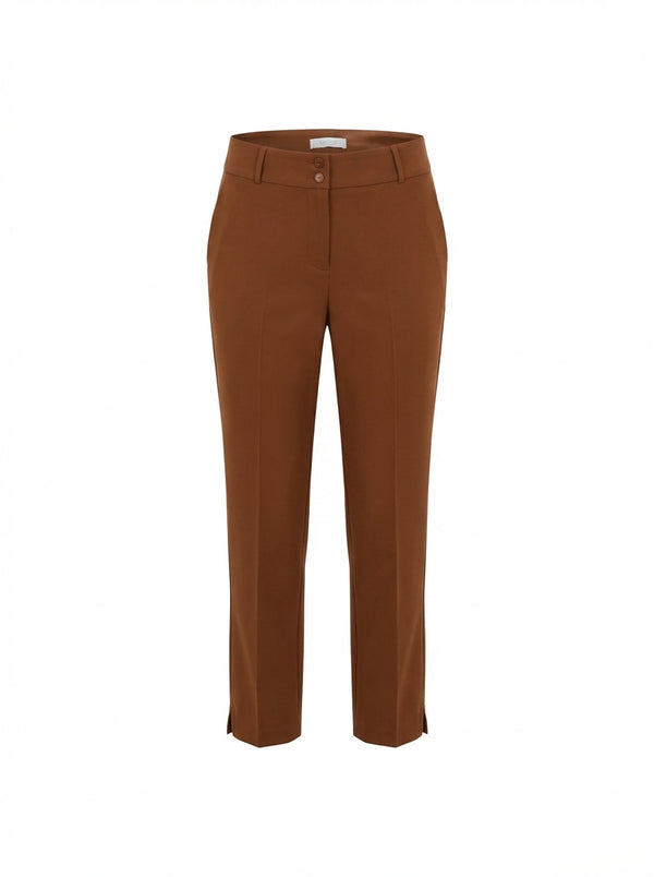 Plus Size Women's High-Waist Tailored Trousers
