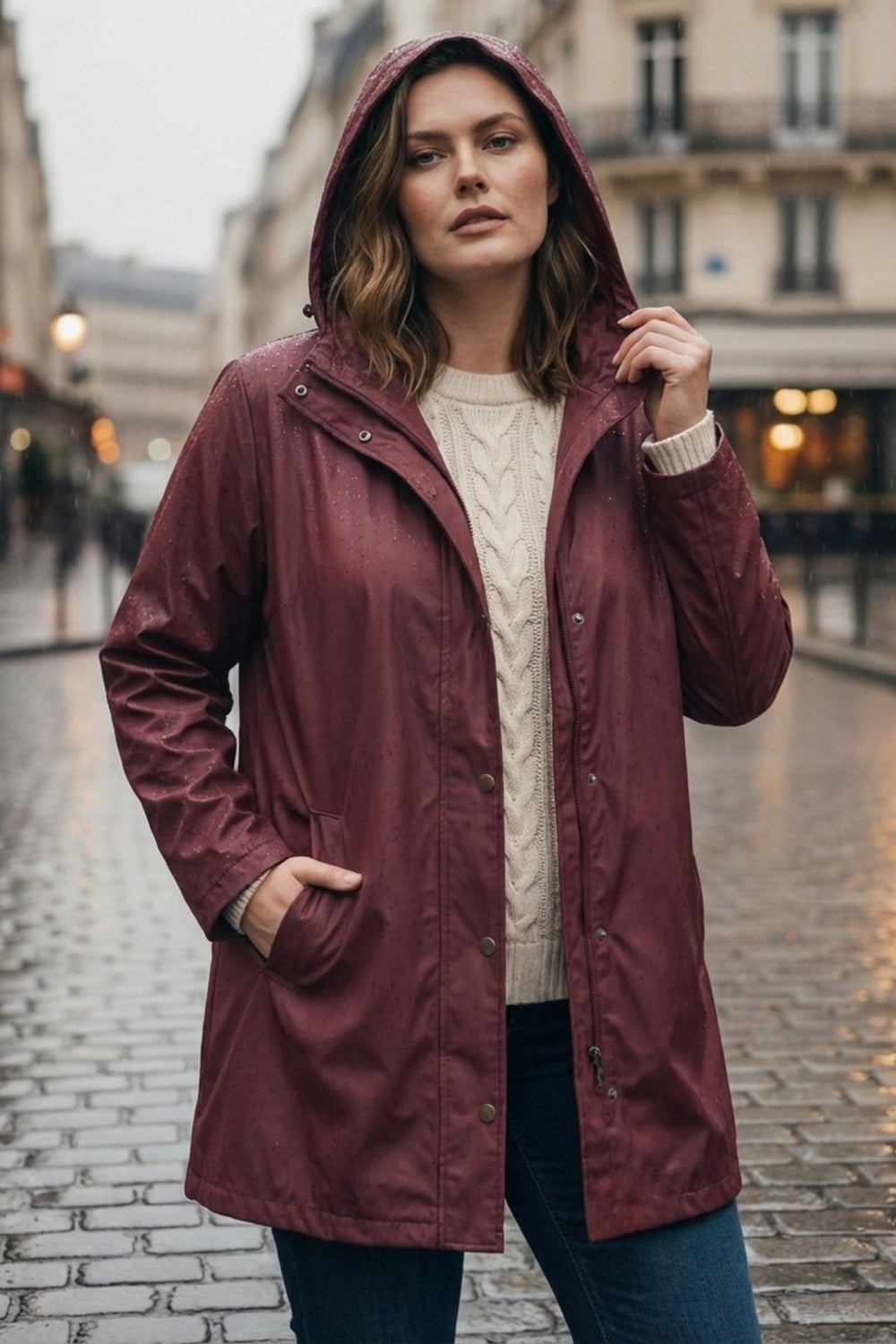 Nordic Shield® Büyük Beden Su & Rüzgar Geçirmez Premium Trençkot - Image 26