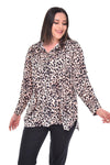 Stylish Leopard Patterned Shirt Options for Plus Size Women