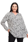 Leopard Pattern on a Plus Size Blouse: Bring Elegance and Comfort together