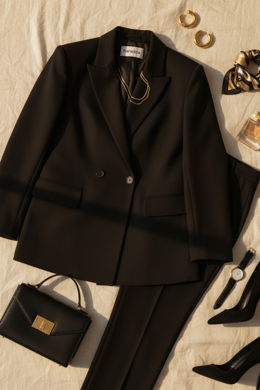 Büyük Beden Kadın  Oversize Vatkalı Astarlı Blazer Ceket - Image 50