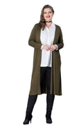 Lange Strickjacke
