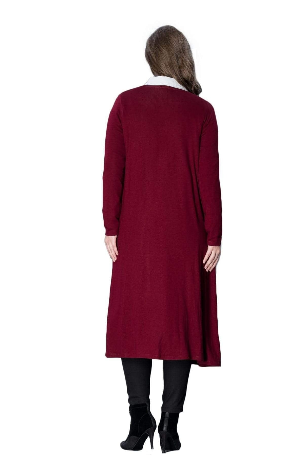 Lange Strickjacke