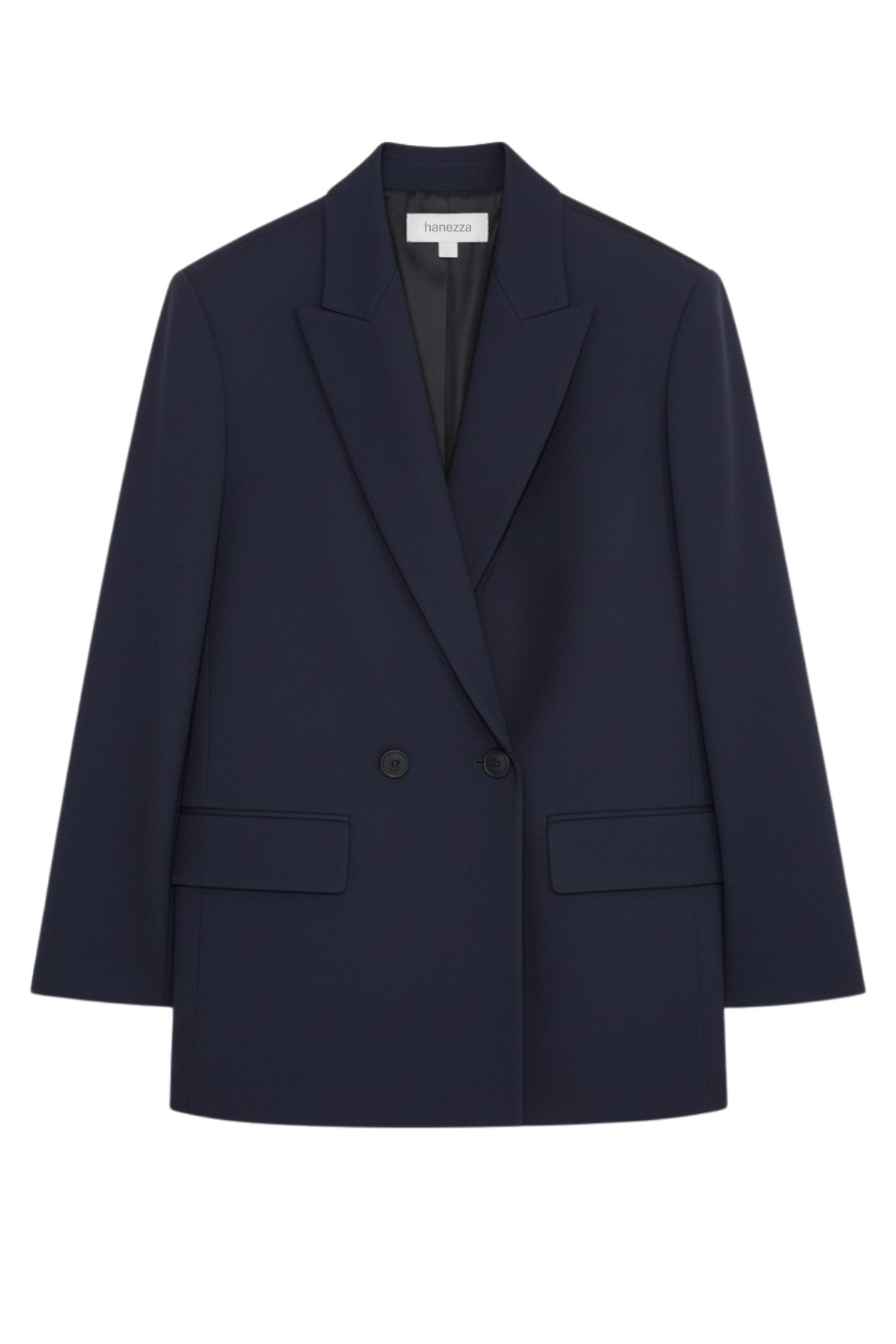 Plus Size Damen Oversize Blazer mit Schulterpolstern und Futter