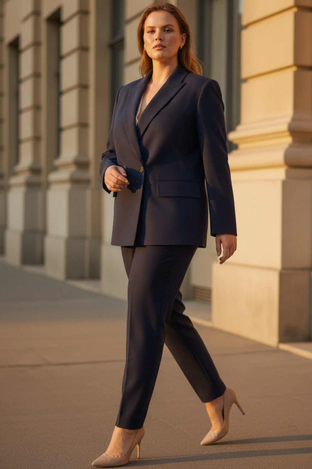 Büyük Beden Kadın  Oversize Vatkalı Astarlı Blazer Ceket - Image 70