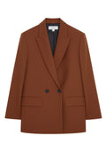 Plus Size Damen Oversize Blazer mit Schulterpolstern und Futter