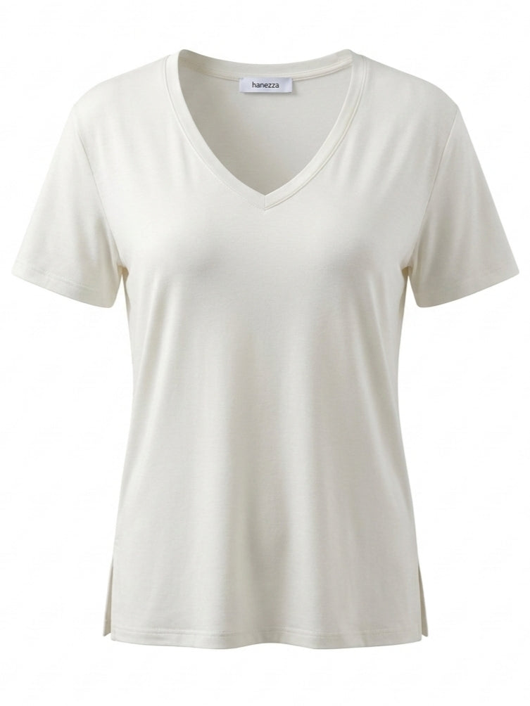 Comodidad sin límites: Camiseta básica con cuello en V - Image 6