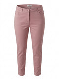 Elastische Damenjeans mit hohem Bund, große Größen