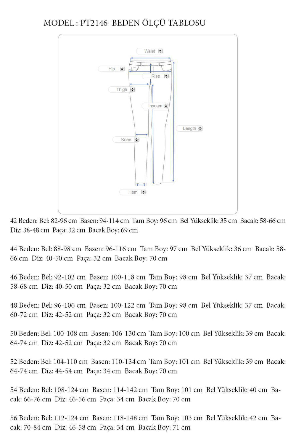 Büyük Beden Kadın Yüksek Bel Likralı Atlas Pantolon - Image 61