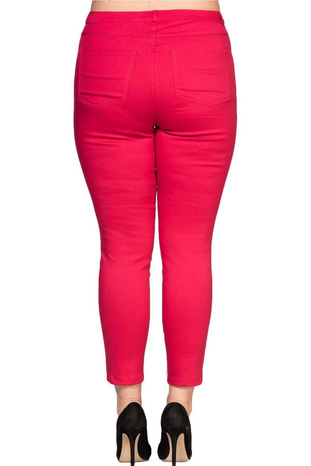 Full Likralı Keten Pantolon - Image 30