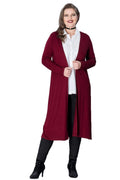 Lange Strickjacke