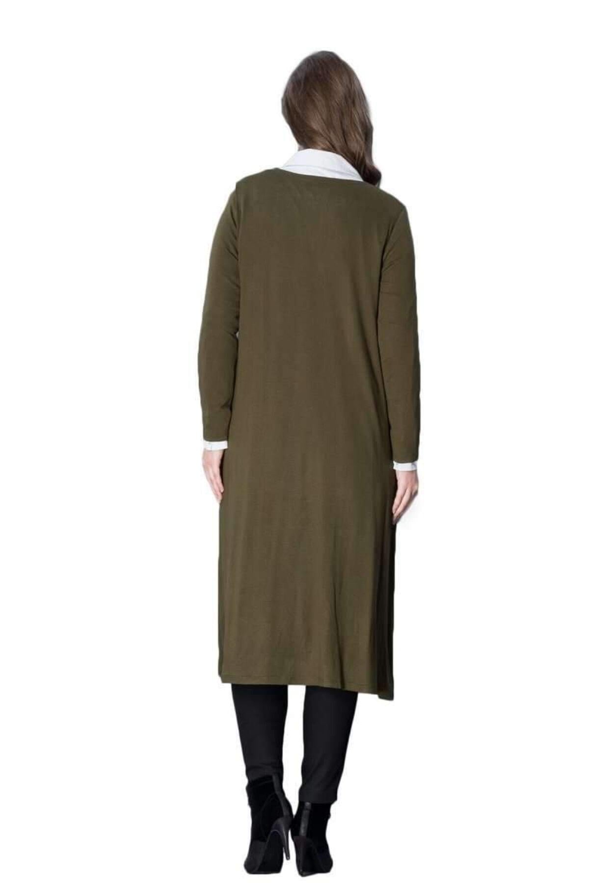 Lange Strickjacke