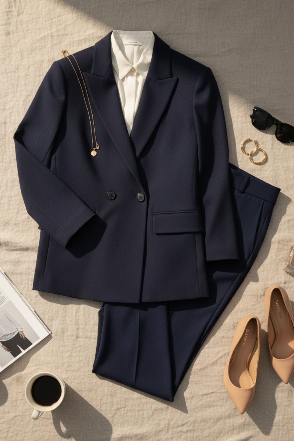 Büyük Beden Kadın  Oversize Vatkalı Astarlı Blazer Ceket - Image 32