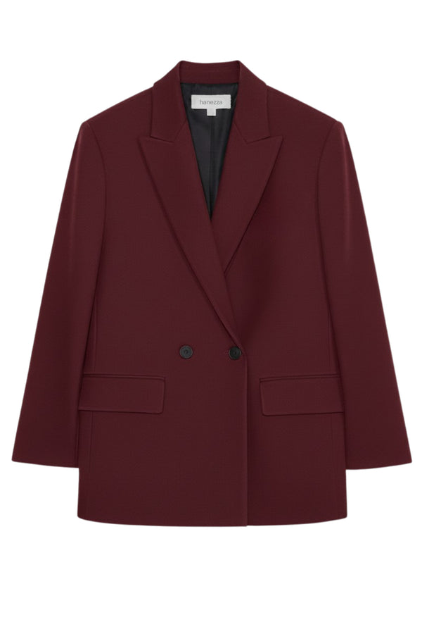 Büyük Beden Kadın  Oversize Vatkalı Astarlı Blazer Ceket