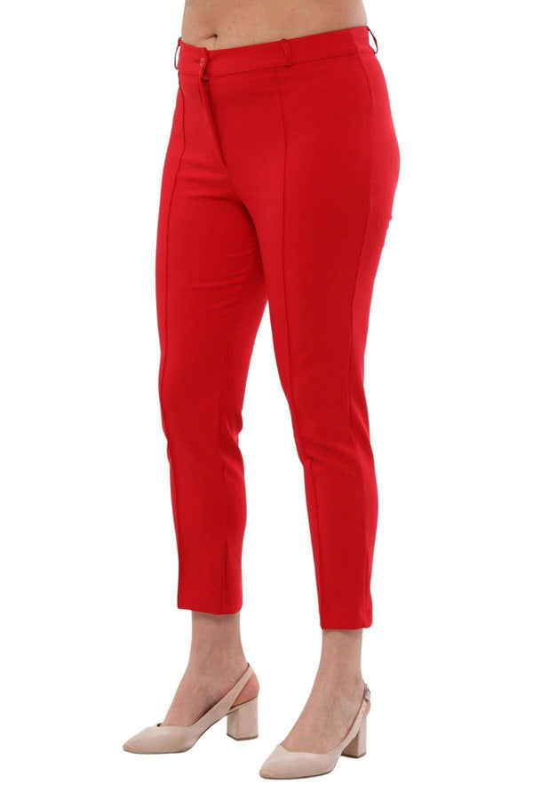 Büyük Beden Kadın Yüksek Bel Likralı Atlas Pantolon