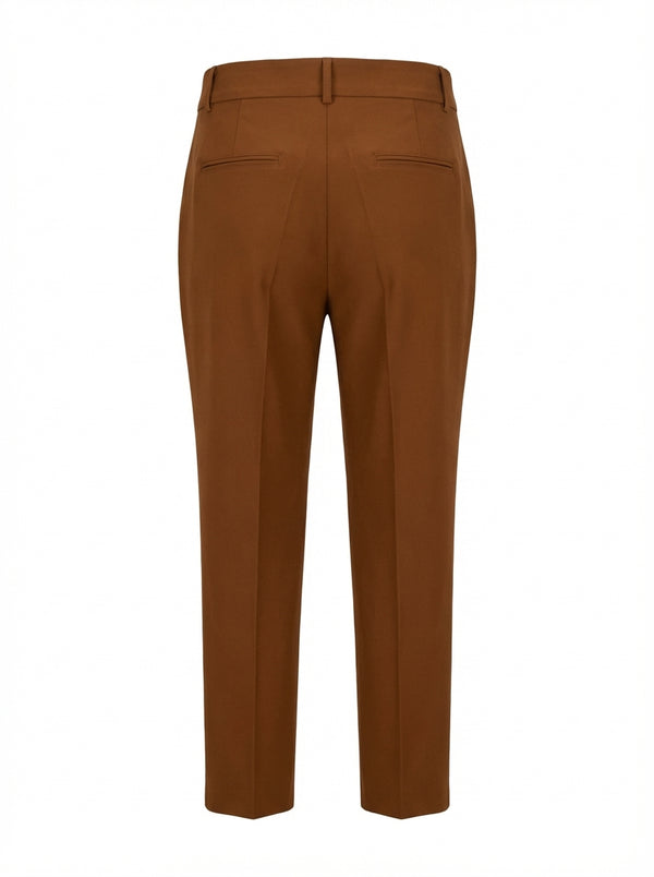 Plus Size Women's High-Waist Tailored Trousers