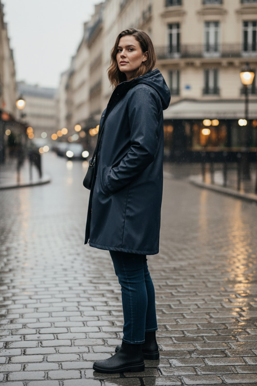 Nordic Shield® Büyük Beden Su & Rüzgar Geçirmez Premium Trençkot - Image 4