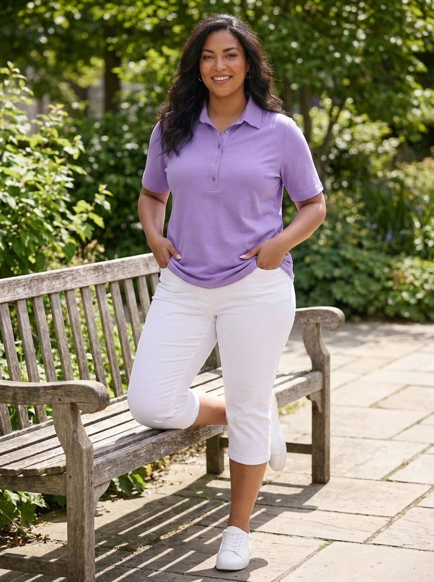 Polo Collar T-shirt - Image 48