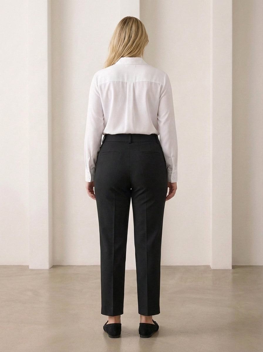 Plus Size Women's High-Waist Tailored Trousers - Image 92