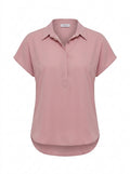 Plus Size Damen Jessica Satinbluse Modernes Design Eleganter Kragen