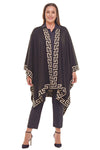 Complete Your Style: Women's Plus Size Knitwear Poncho Cardigan