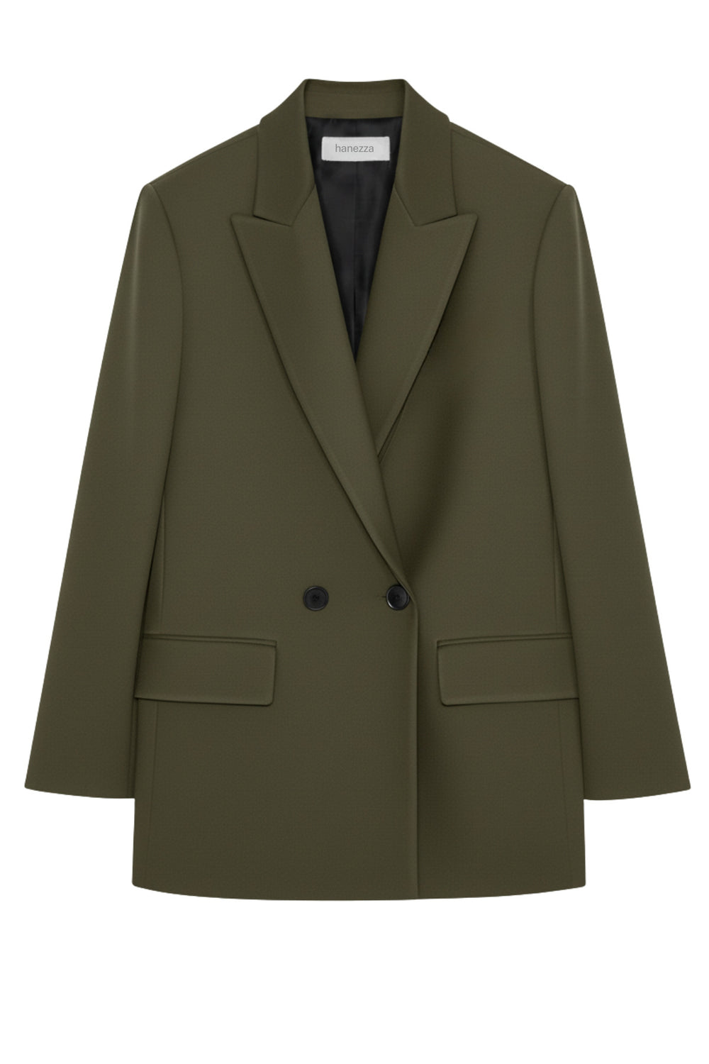 Büyük Beden Kadın  Oversize Vatkalı Astarlı Blazer Ceket - Image 24