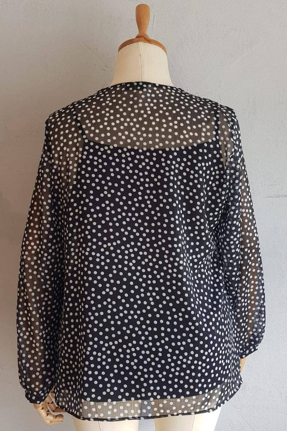 Büyük Beden Kadın  Şifon Fırfırlı Bluz - Astarlı - Image 103