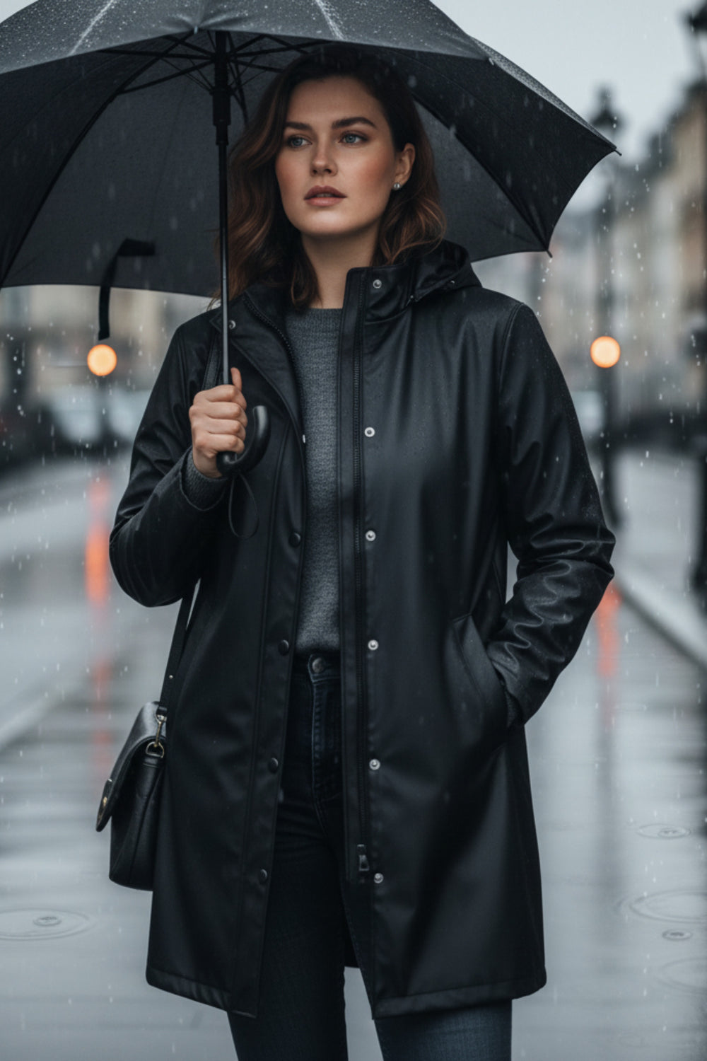 Nordic Shield® Büyük Beden Su & Rüzgar Geçirmez Premium Trençkot - Image 15