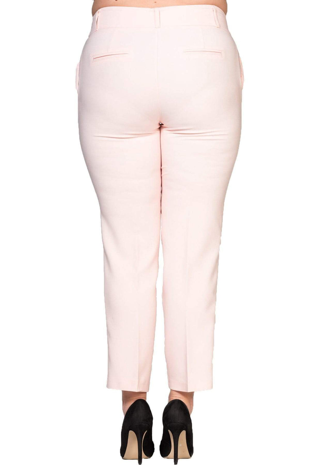 Plus Size Women's High-Waist Tailored Trousers - Image 85