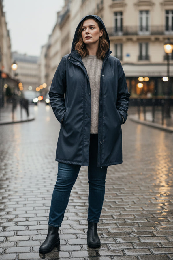 Nordic Shield® Büyük Beden Su & Rüzgar Geçirmez Premium Trençkot