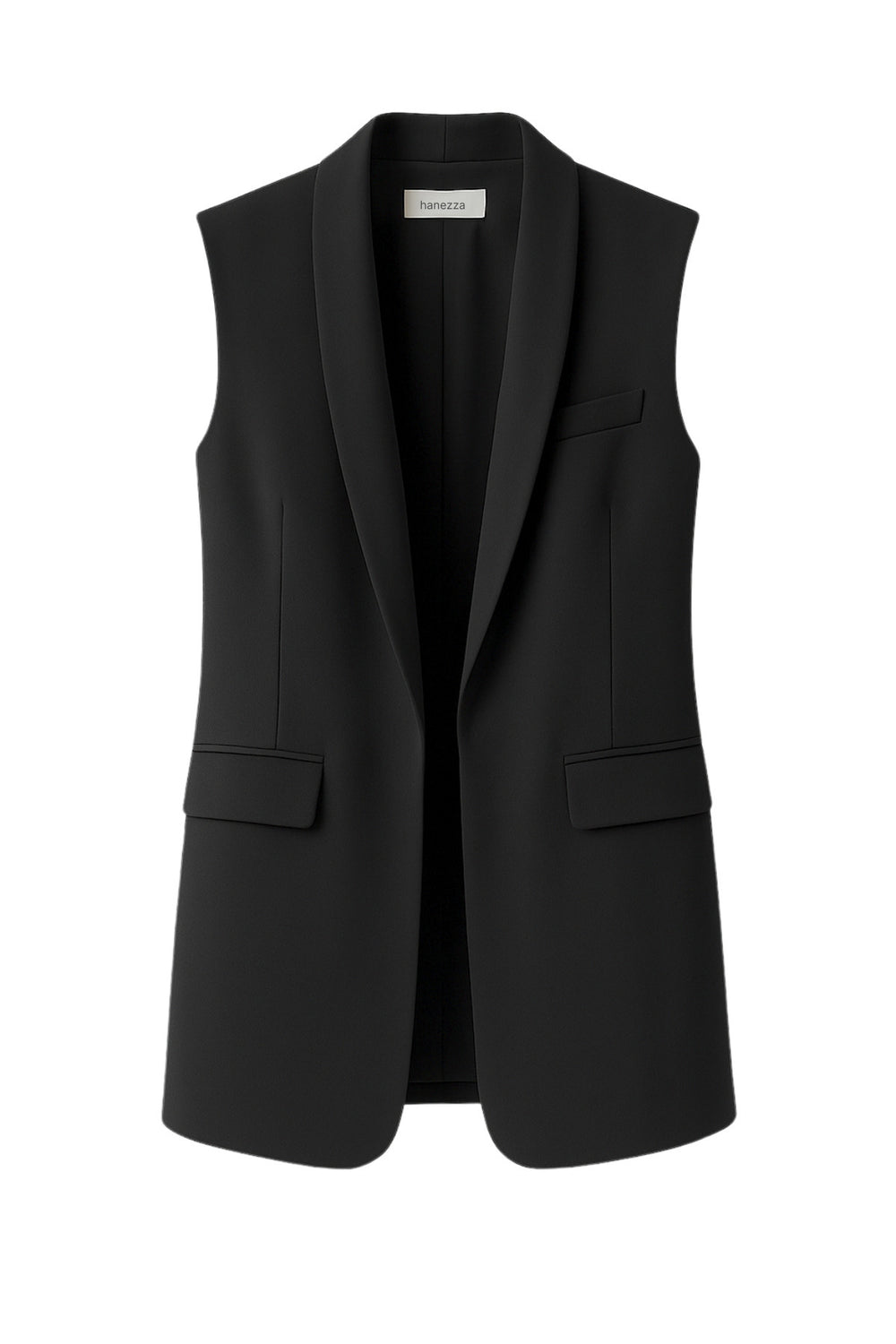 Büyük Beden Blazer Yelek - Atlas Kumaş - Image 49