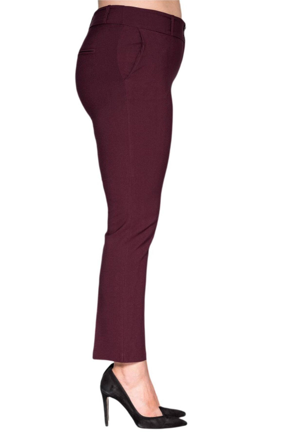 Plus Size Women's High-Waist Tailored Trousers - Image 77