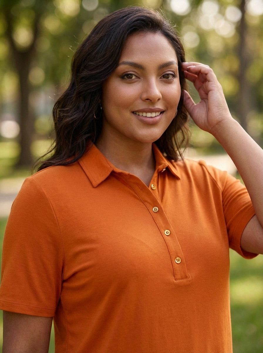 Polo Collar T-shirt - Image 39
