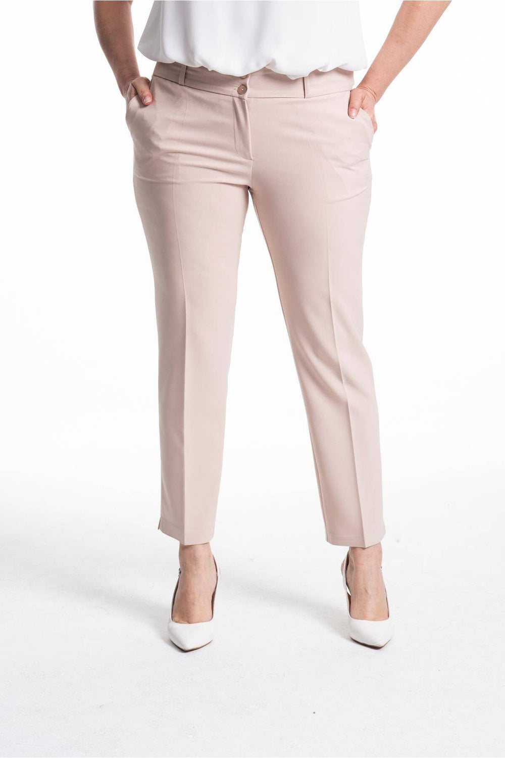 Plus Size Women's High-Waist Tailored Trousers - Image 52