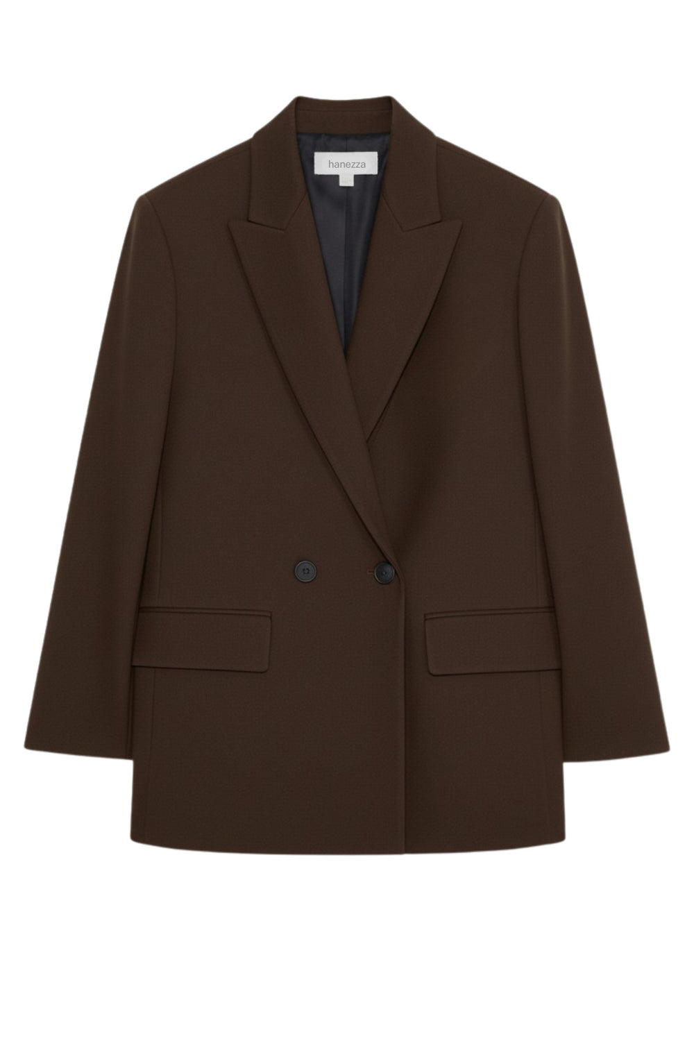 Büyük Beden Kadın  Oversize Vatkalı Astarlı Blazer Ceket - Image 10