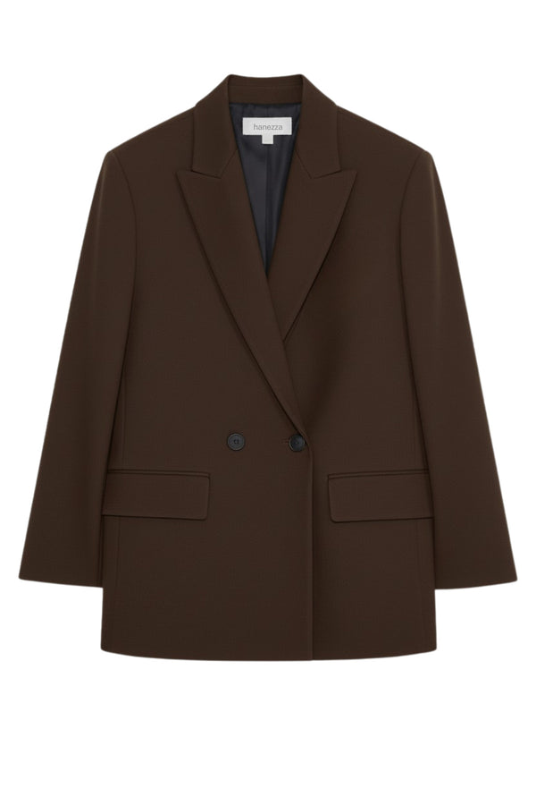 Büyük Beden Kadın  Oversize Vatkalı Astarlı Blazer Ceket