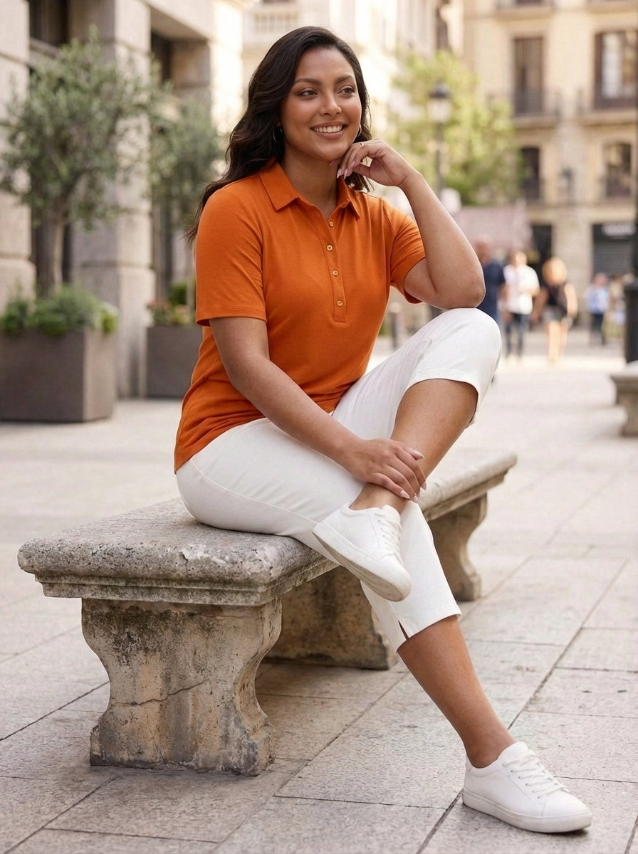 Polo Collar T-shirt - Image 37