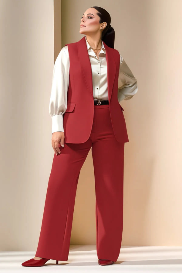 Женский черный повседневный жилет большого размера - Офисный образ | Стиль и комфорт в одном