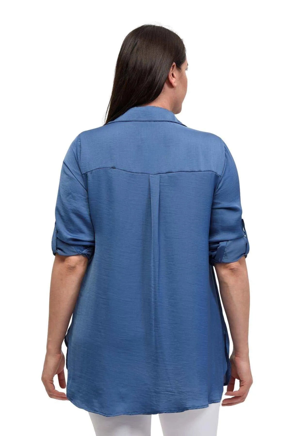Colori che Esprimono il Tuo Stile: Camicie Eleganti Jesica in Tessuto Taglie Forti