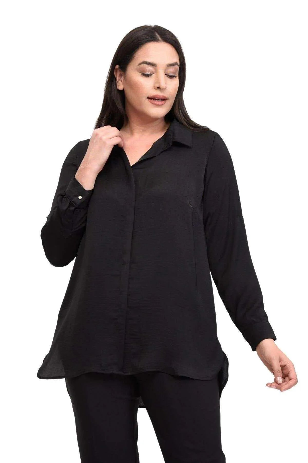 Colori che Esprimono il Tuo Stile: Camicie Eleganti Jesica in Tessuto Taglie Forti