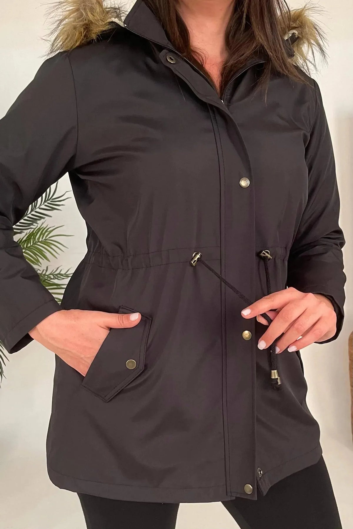 Sportjacke Große Größen aus Baumwolle und Viskose