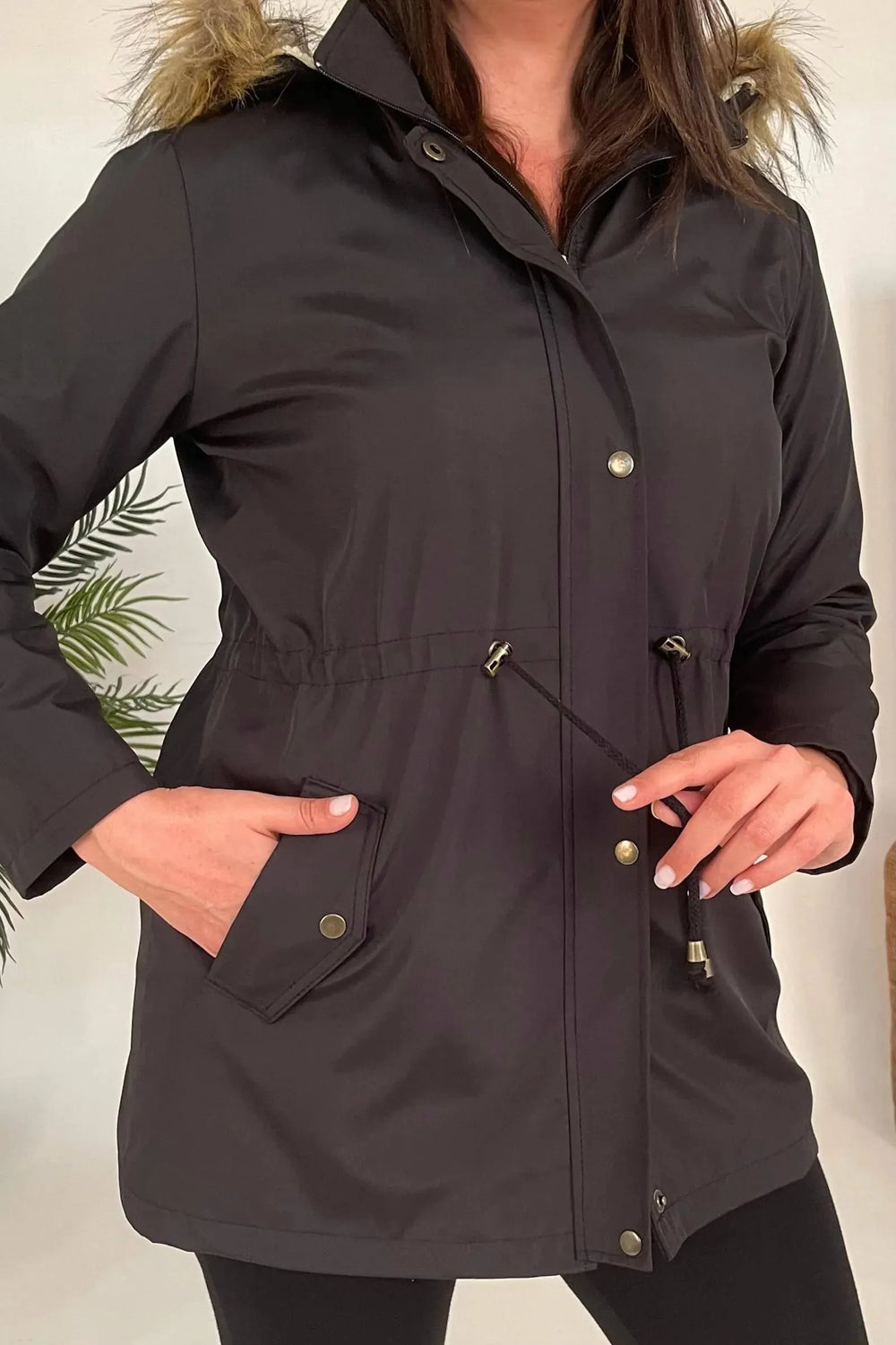 Plus Size Sporty Jacket - Cotton Viscose Fabric - Image 6