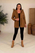 Sportjacke Große Größen aus Baumwolle und Viskose