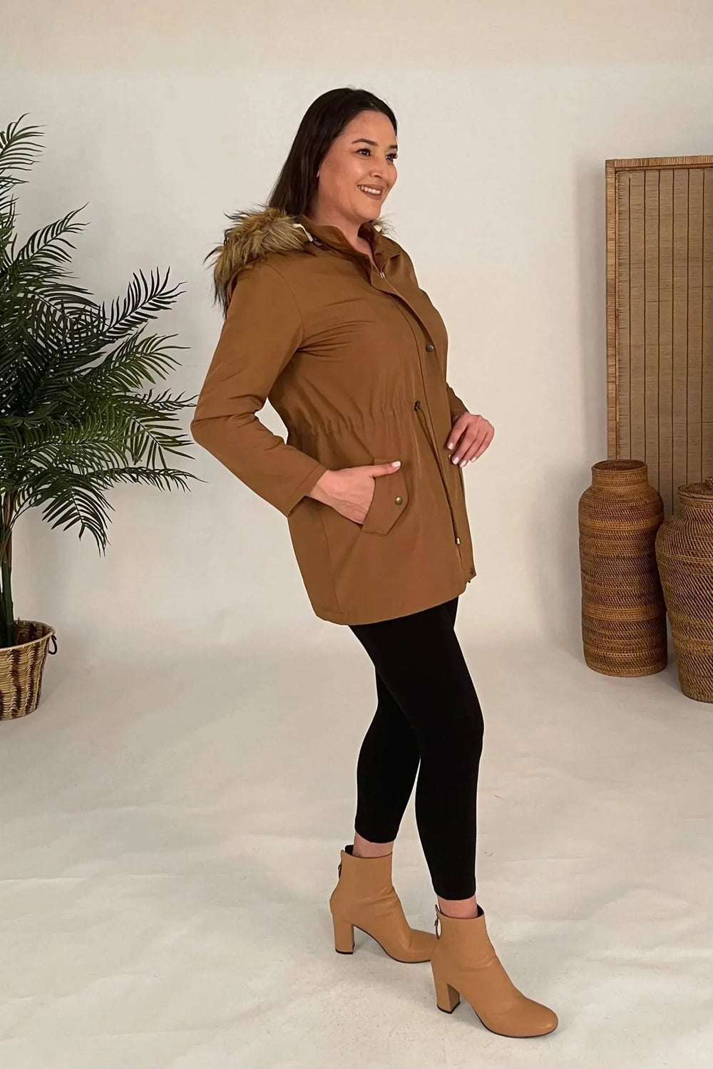 Plus Size Sporty Jacket - Cotton Viscose Fabric - Image 9