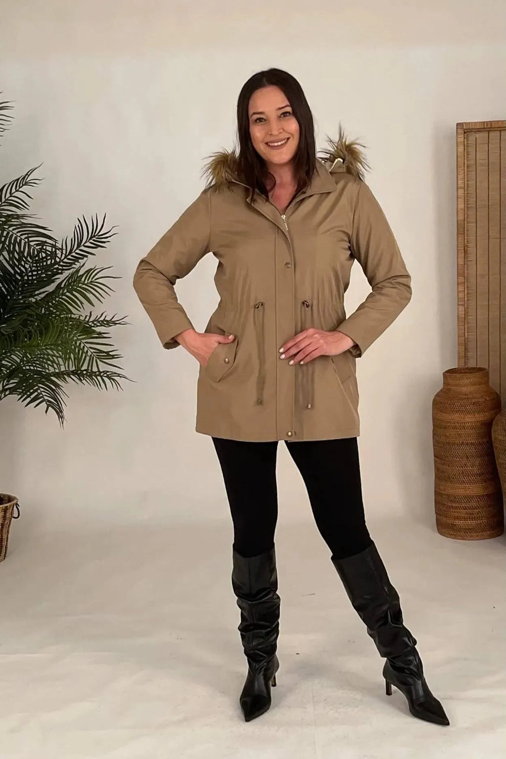 Plus Size Sporty Jacket - Cotton Viscose Fabric - Image 13