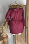 Sportjacke Große Größen aus Baumwolle und Viskose