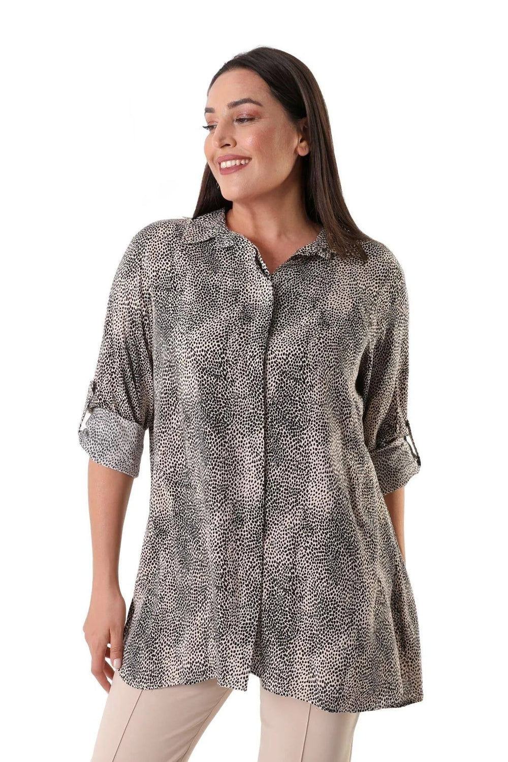 Рубашка с леопардовым принтом: подчеркните свой стиль больших размеров - Image 6