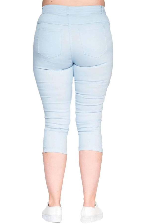 Капри из льна с полной лайкрой: лето становится ярче с качеством Hanezza